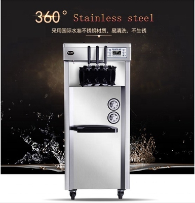 Macchina per gelati industriali con costruzione in acciaio inossidabile 304 e tensione 220V/50Hz