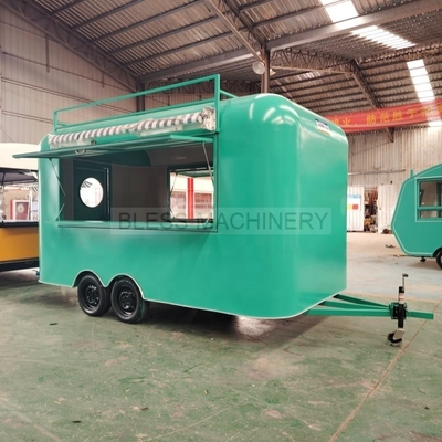 3.8*1.6*2.35m camion alimentare mobile con cucina completa e condizione personalizzata
