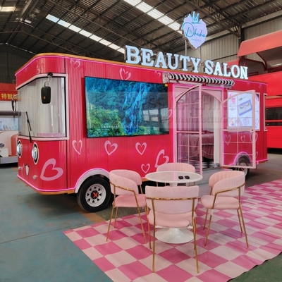 2500W-5000W Mobile Food Warmer Cart/Crepe Food Trailer Disegno personalizzato Multifunzionale