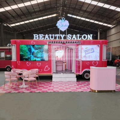 2500W-5000W Mobile Food Warmer Cart/Crepe Food Trailer Disegno personalizzato Multifunzionale
