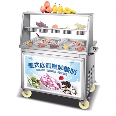 Tasto automatico di scongelamento per 23 anni Macchina per gelati a marmo di pietra fredda