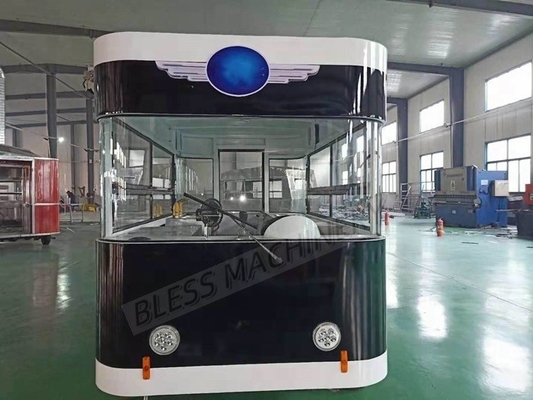 Camion alimentare mobile per l'olio da cucina Fast Food Trailer Ristorante Taco Concessione Carrello alimentare