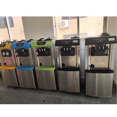 2022 Soft Serve 3 Flavor Vending Ice Cream Machine con Super Performance e Automatica