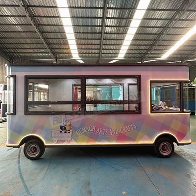 Camionetto elettrico Mobile Snack Pane Food Truck per applicazioni vinicole e alimentari