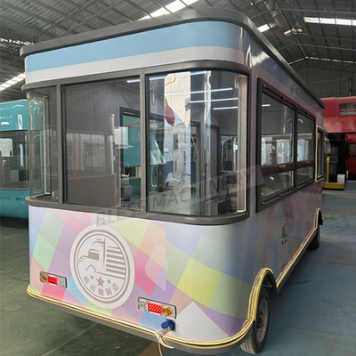 Camionetto elettrico Mobile Snack Pane Food Truck per applicazioni vinicole e alimentari