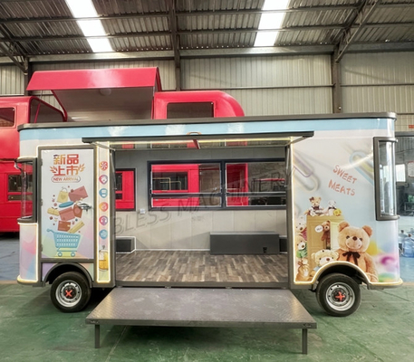 Camionetto elettrico Mobile Snack Pane Food Truck per applicazioni vinicole e alimentari