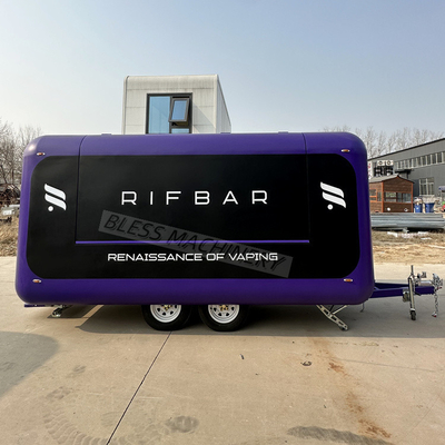 Vintage Electric Pizza Drive Mobile Food Truck Trailer Completamente attrezzato per la frutta negli Stati Uniti