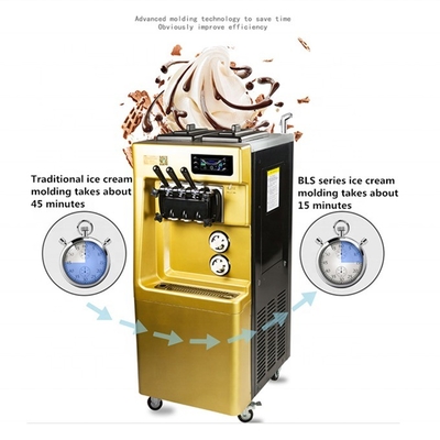 Rainbow Soft Serve Ice Cream Machine per applicazioni a base d'acqua