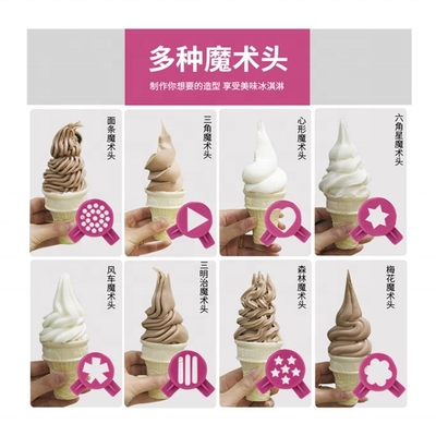 Rainbow Soft Serve Ice Cream Machine per applicazioni a base d'acqua