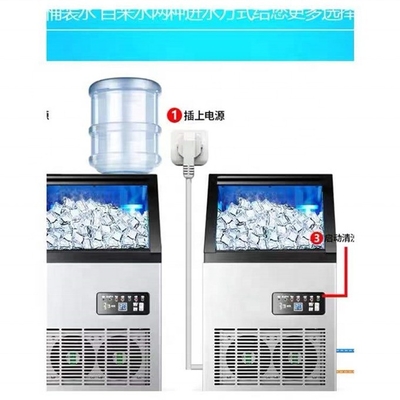 50 KG Macchine di risparmio energetico per impianti di ghiaccio 15% Conservazione 5,76kw h/24h Efficienza