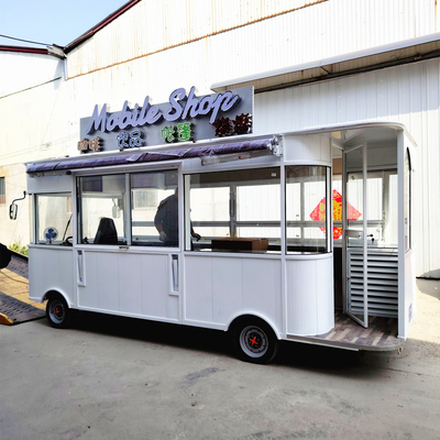 Negozi di abbigliamento Mobile Kitchen Trailer Street Mobile Food Warmer Cart/Crepe Food Trailer