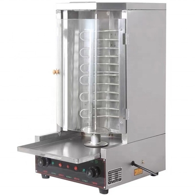 Macchina elettrica e a gas per lo shawarma in Qatar per soddisfare le esigenze dei clienti