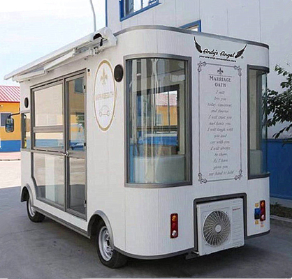 Il carrello di gas mobile per le operazioni dei chioschi stradali soddisfa gli standard internazionali di igiene 2024