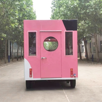 Cuscinetti carrello alimentare elettrico per camper di ristorazione di chioschi alimentari mobili e acciaio inox