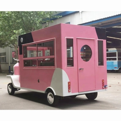 Cuscinetti carrello alimentare elettrico per camper di ristorazione di chioschi alimentari mobili e acciaio inox