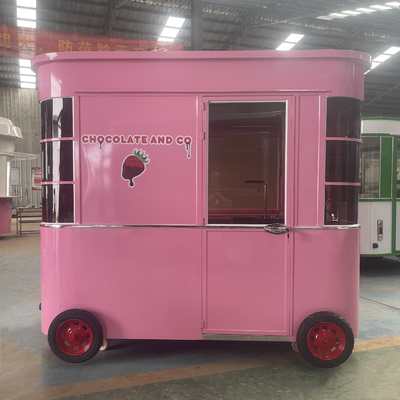 Mobile Caffè Latte Tè Soia Latte Succo Fresco Verdura Insalate di Frutta Carro Trolley con 1
