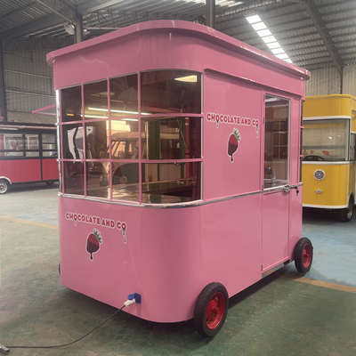 Mobile Caffè Latte Tè Soia Latte Succo Fresco Verdura Insalate di Frutta Carro Trolley con 1