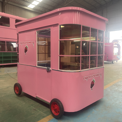 Mobile Caffè Latte Tè Soia Latte Succo Fresco Verdura Insalate di Frutta Carro Trolley con 1