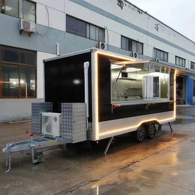 Ristorante camion alimentare elettrico con buona reputazione in patria e all'estero dopo il servizio