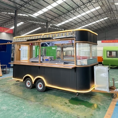 Long Life Working Multifunctional Automatic Food Trailer per aziende di fast food all'aperto