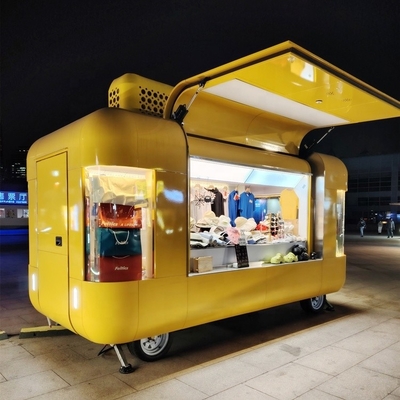 Lunga durata di vita e buona reputazione carrello per snack per attività di fast food all'aperto