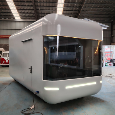 Camionetto per snack alimentari mobili in acciaio galvanizzato personalizzato