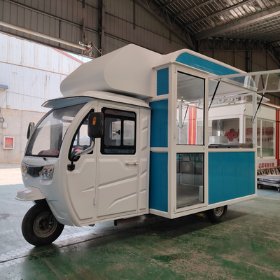 Multifunzionale mobile elettrico fast food snack triciclo pedicabo tre ruote nel 2023