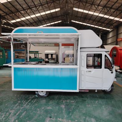 Multifunzionale mobile elettrico fast food snack triciclo pedicabo tre ruote nel 2023
