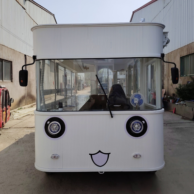 500*180*235cm Electric Mobile Fried Chicken Combo Cart con bevande al caffè e cola