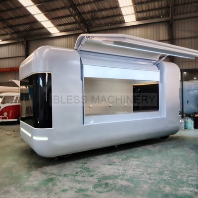 2500W-5000W Retro Food Trucks Fully equipaggiati Burger Van con forniture di gelato di strada