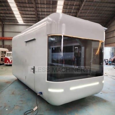 2500W-5000W Retro Food Trucks Fully equipaggiati Burger Van con forniture di gelato di strada