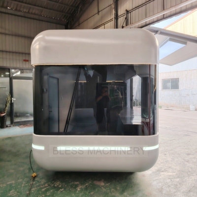 2500W-5000W Retro Food Trucks Fully equipaggiati Burger Van con forniture di gelato di strada