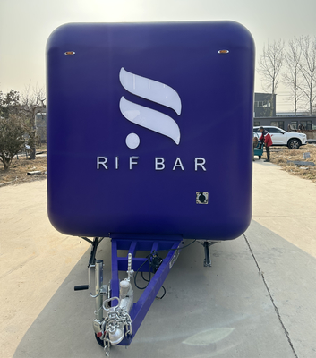 Camionetto elettrico per snack mobili multifunzione per negozi al dettaglio