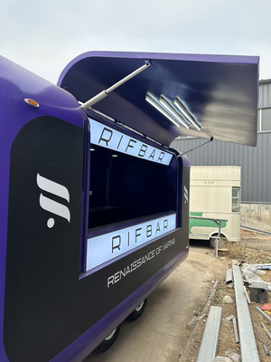 Camionetto elettrico per snack mobili multifunzione per negozi al dettaglio