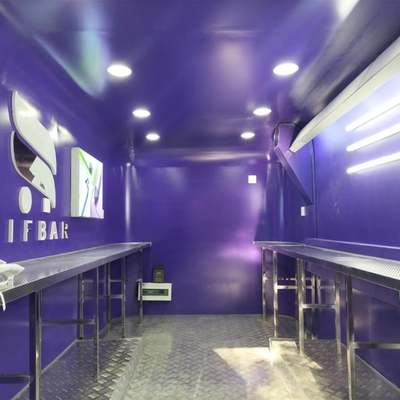 Camionetto elettrico per snack mobili multifunzione per negozi al dettaglio