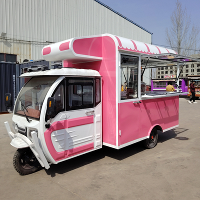 Pedicab multiuso mobile elettrico fast food snack triciclo con 40 km/h Funzione