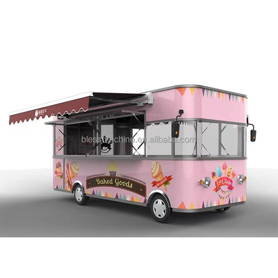 Multifunzionale e conveniente camion elettrico da 220v per alimenti all'aperto con design versatile