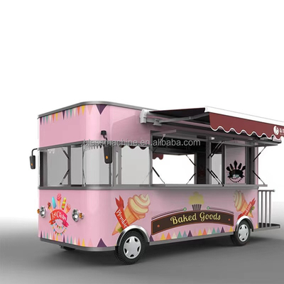Multifunzionale e conveniente camion elettrico da 220v per alimenti all'aperto con design versatile