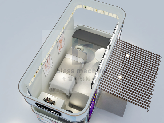 Carro alimentare mobile elettrico/chiosco/camionetto/carro gelato con interno spazioso