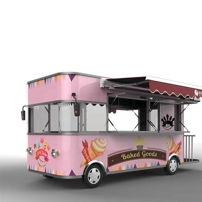 2024 Più popolare carrello di snack mobile multifunzionale a propulsione elettrica con dimensioni personalizzate