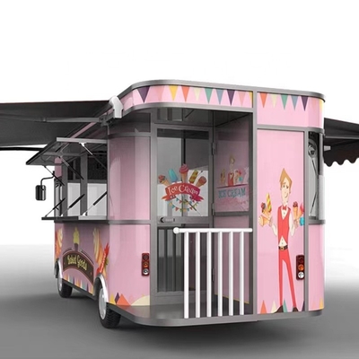 2024 Più popolare carrello di snack mobile multifunzionale a propulsione elettrica con dimensioni personalizzate