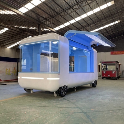 Camionetto alimentare a basso investimento con fonte di alimentazione elettrica e supporto tecnico video