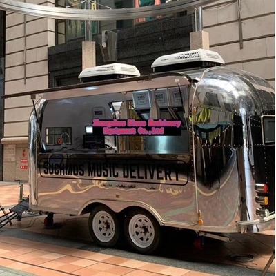 3500W e Customisable Domestic Village Hot Dog Cart con Fryer Food Street Vending Kiosk