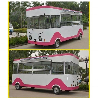 Outdoor Street Donut Fast Food Mobile Food Cart Trailer Truck con sistema elettrico