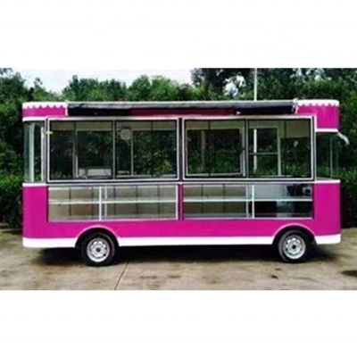 Outdoor Street Donut Fast Food Mobile Food Cart Trailer Truck con sistema elettrico