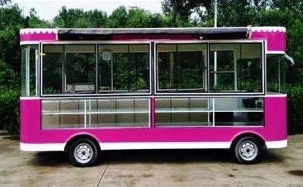 Carrello elettrico di catering per gelati per strada di prima classe per viaggi, campeggio e bevande fredde