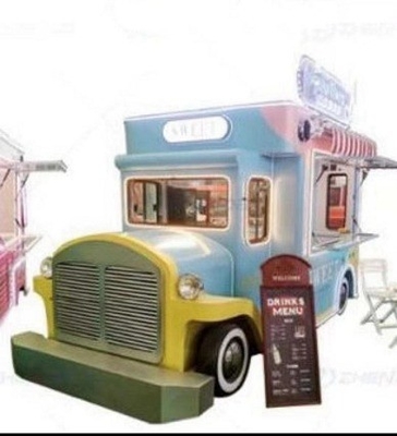 Camionino alimentare mobile a basso investimento e sistema idrico