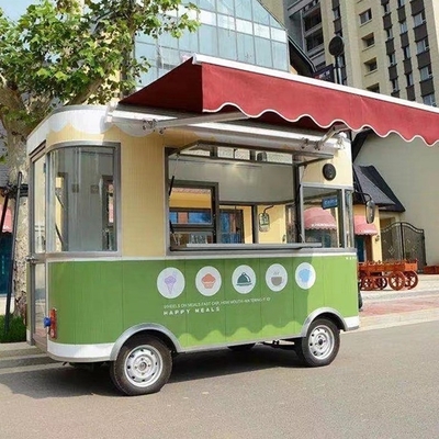 Camionetto alimentare elettrico con 3500w di potenza e dimensione personalizzabile di 3200*1600*2350mm