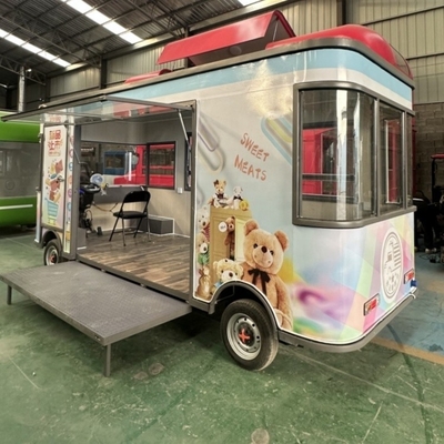 Funzionalità di fare deliziosi cibi ovunque con un design innovativo Mobile Pizza Cart Trailer