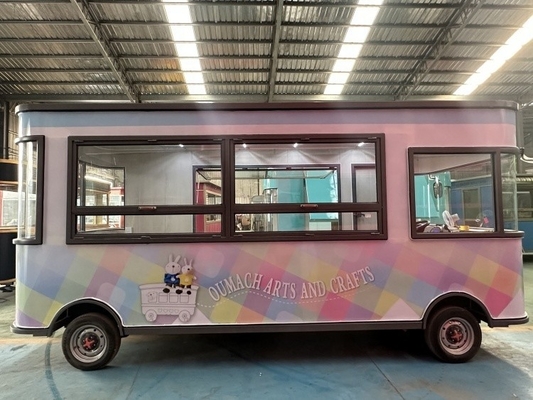 Funzionalità di fare deliziosi cibi ovunque con un design innovativo Mobile Pizza Cart Trailer